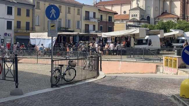 galliate ingresso parcheggio sotterraneo