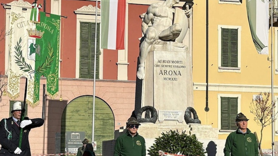 Arona, cerimonia per il 4 novembre