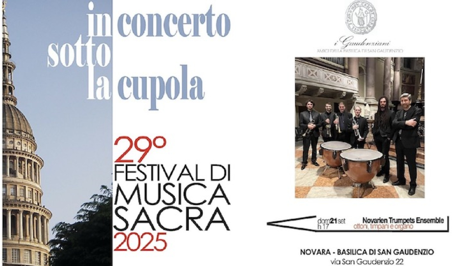 Il Novarien Trumpets Ensemble ospite della XXIX stagione di Musica Sacra 